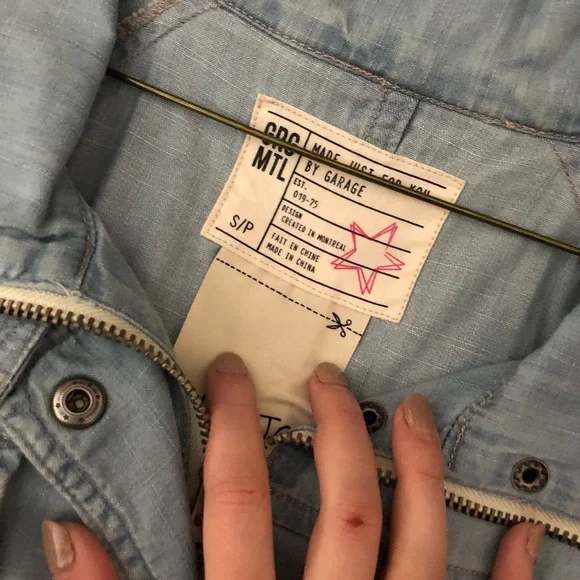 Denim spring jacket - Picture 3 of 3